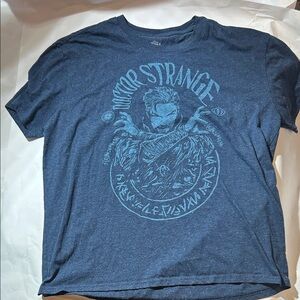 Doctor Strange Blue Graphic T-Shirt